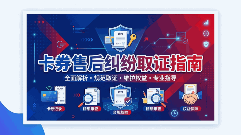 卡券售后纠纷取证指南：虚拟商品防恶意退款、官方兑换日志提取与平台申诉秘籍
